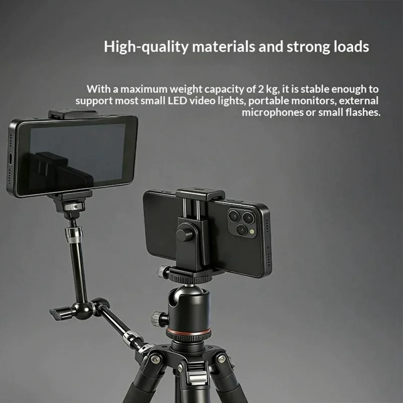 X059 11 Inch Magic Arm Camera Monitor Mount Articulating Arm Holder DSLR Camera Accessories - Black