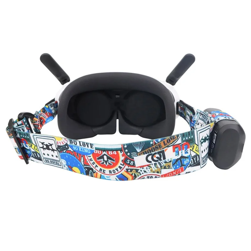 912746-11 Correia Ajustável para Antigravity A1 Vision VR Headset, Correia Elástica com Fecho de Velcro e Estampado