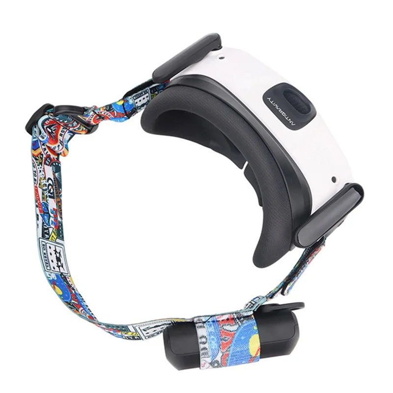 912746-11 Correia Ajustável para Antigravity A1 Vision VR Headset, Correia Elástica com Fecho de Velcro e Estampado