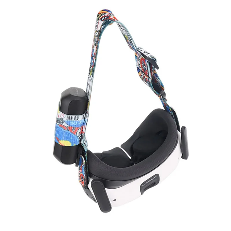 912746-11 Correia Ajustável para Antigravity A1 Vision VR Headset, Correia Elástica com Fecho de Velcro e Estampado