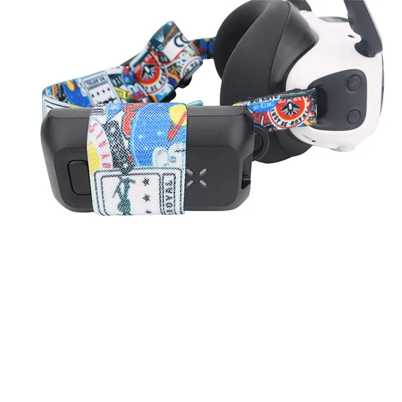 912746-11 Correia Ajustável para Antigravity A1 Vision VR Headset, Correia Elástica com Fecho de Velcro e Estampado