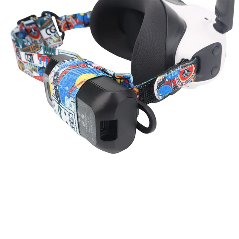 912746-11 Correia Ajustável para Antigravity A1 Vision VR Headset, Correia Elástica com Fecho de Velcro e Estampado