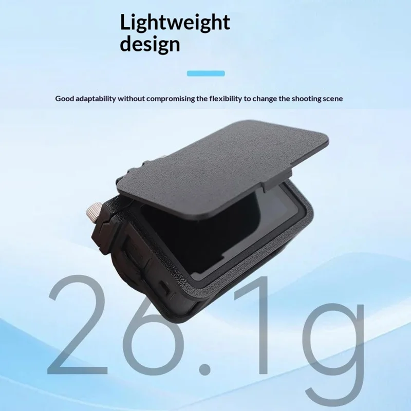 915609-11 Extension Frame Sunshade Camera Protective Case for DJI Osmo Action 6 Anti-Scratch Cover Protector with Lens Cap