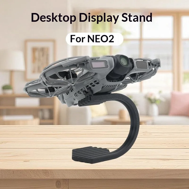 915647 Desktop Display Stand for DJI Neo 2 C-shaped Suspension Bracket 3D Printed Plastic Base Holder