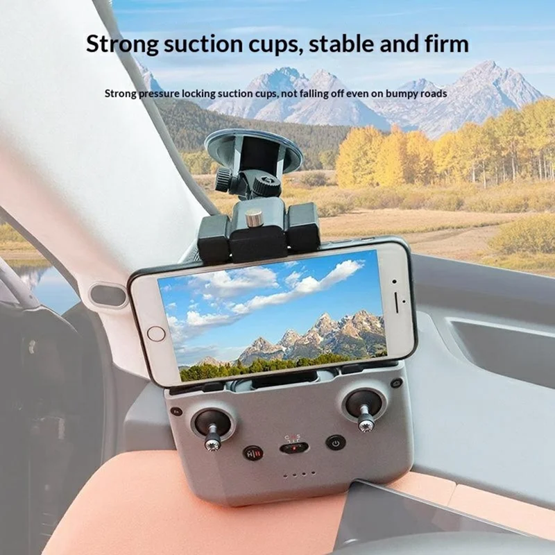 915658 Car Windshield Suction Cup Mount for DJI RC-N1  /  RC-N2  /  RC-N3 Remote Controller Phone Holder Stand