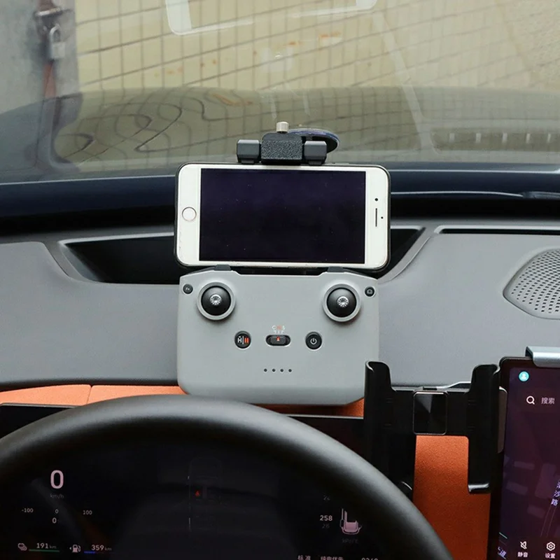 915658 Car Windshield Suction Cup Mount for DJI RC-N1  /  RC-N2  /  RC-N3 Remote Controller Phone Holder Stand