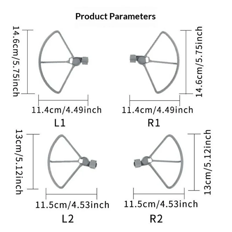 915693 4Pcs  /  Set Propeller Guards for DJI Mini 5 Pro Anti-collision Propellers Protector Drone Accessories