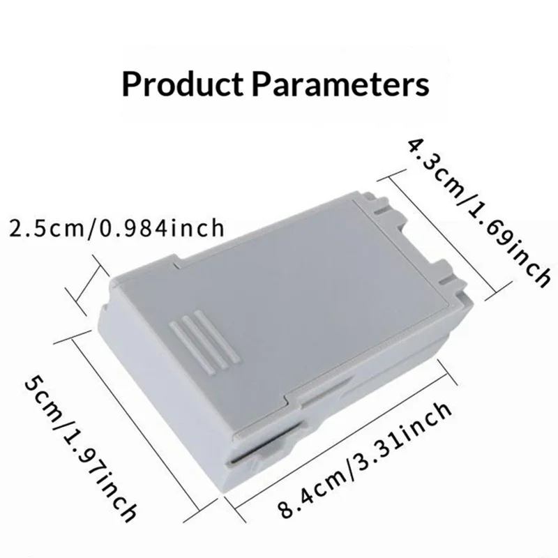 915708 Battery-Shaped Propeller Storage Box for DJI Mini 5 Pro Shockproof Anti-Drop Propeller Blades Protective Case - Grey