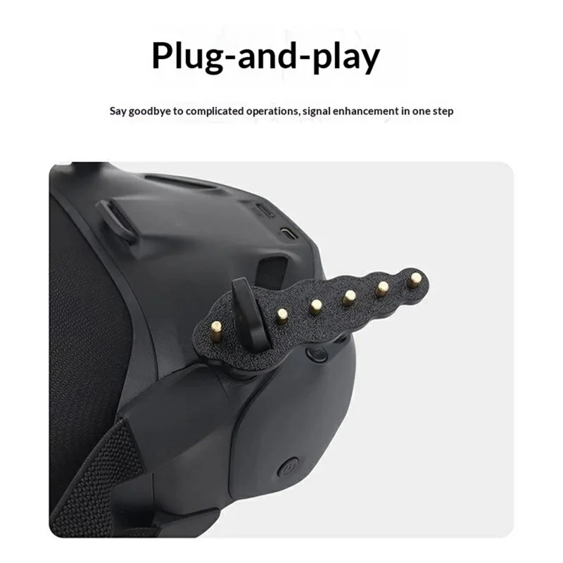 915635 2Pcs Yagi Antenna Signal Booster for DJI Goggles N3  /  Antigravity Vision Goggles Directional Range Extender
