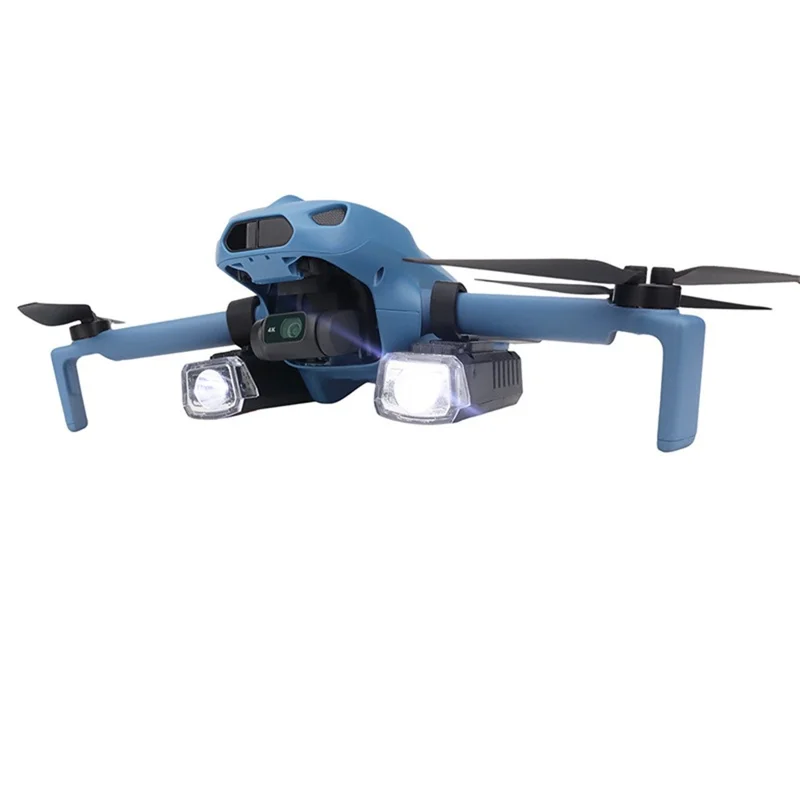 915357 2 Peças Luz LED para Drone para Lumen Fly Mini, Braçadeira para Braço, 300mAh, Recarregável, Lâmpada de Iluminação para Voo Noturno