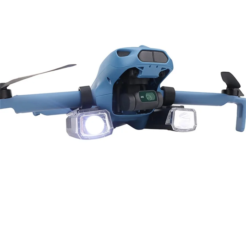 915357 2 Peças Luz LED para Drone para Lumen Fly Mini, Braçadeira para Braço, 300mAh, Recarregável, Lâmpada de Iluminação para Voo Noturno
