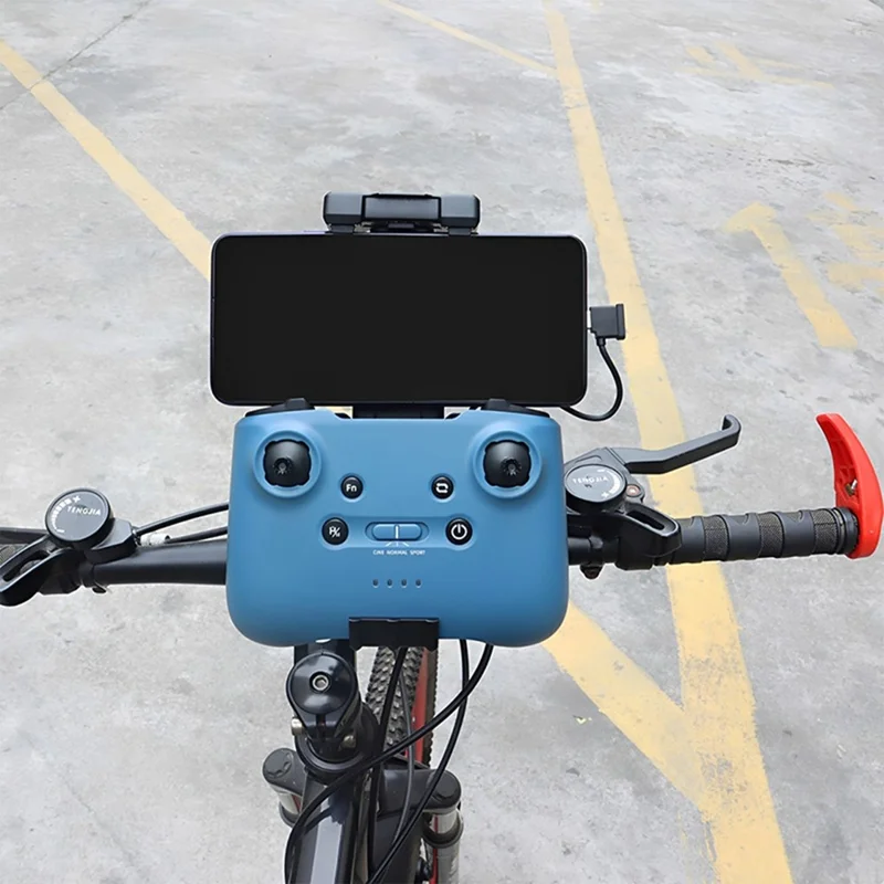 915774 Adjustable Bike Handlebar Mount for Lumen Fly Mini Remote Control Drone Action Camera Phone Remote Controller Mount Bracket with 1 / 4 Inch Screw