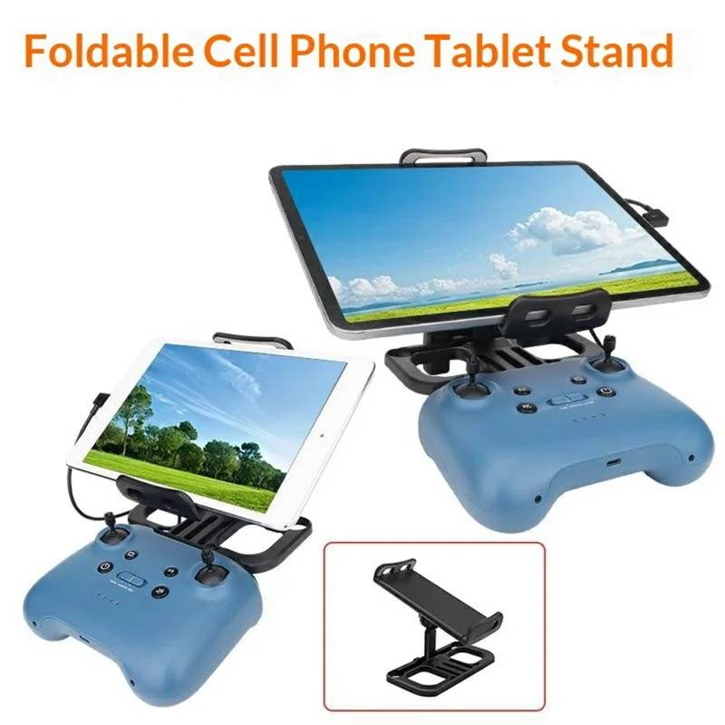 912757 For LumenFly Mini Drone Controller Foldable Tablet Stand 360 Degree Rotation Desktop Mount Bracket - S
