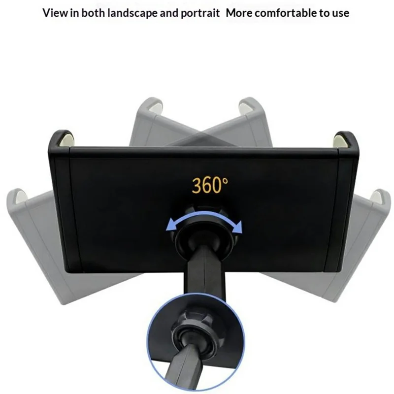 912757 For LumenFly Mini Drone Controller Foldable Tablet Stand 360 Degree Rotation Desktop Mount Bracket - S