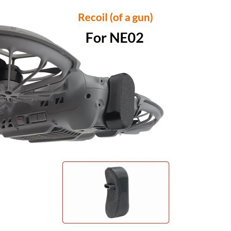 915517 For DJI Neo 2 Rear Bumper Guard Anti-collision Dust Cover Drone Accessories - Black