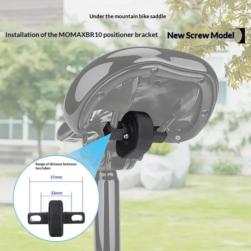 915799 Support de fixation pour tracker Momax BR10, boîtier de protection imprimé en 3D, support antivol intelligent GPS pour vélo tout terrain