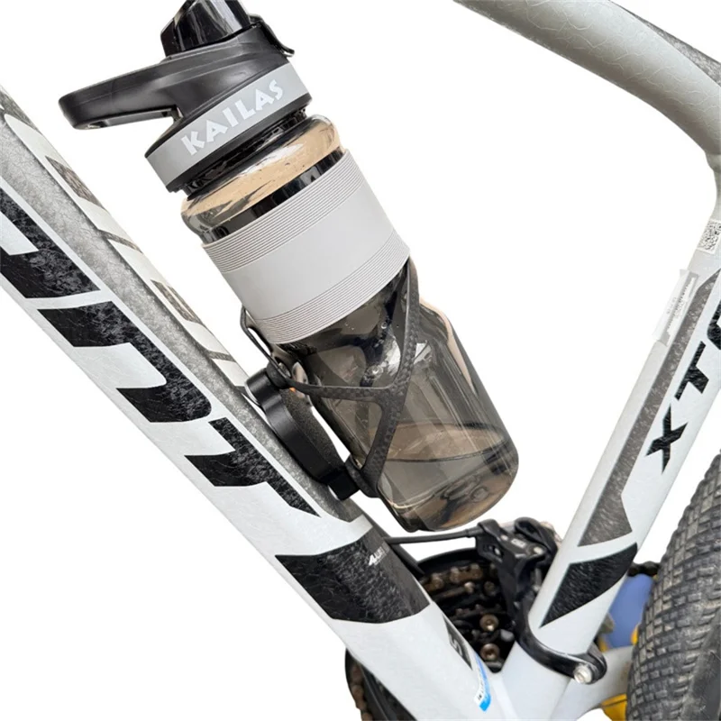 915812 For Xiaomi Tag Protective Case Smart Tracker Holder Bike Bottle Cage Mount Bracket - Black