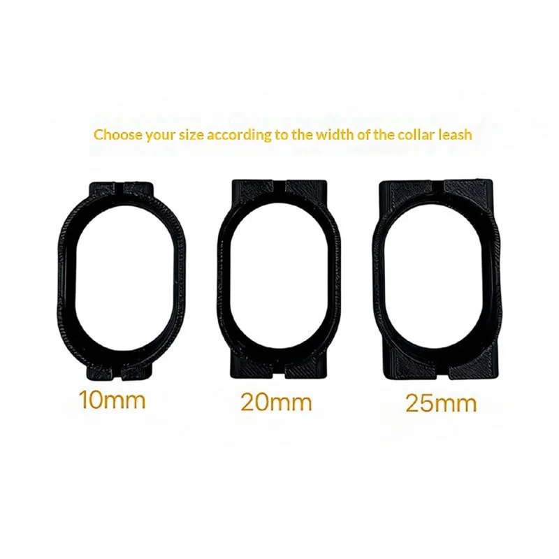 915809 Pour Xiaomi Tag Smart Tracker Sangle de Collier pour Animaux Adaptateur Support de Fixation en Plastique - 10 mm