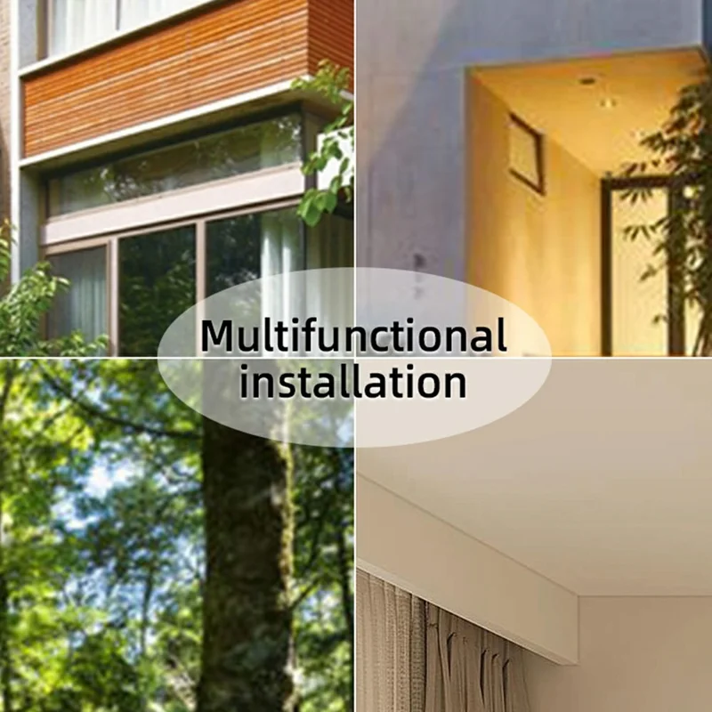 Silicone Protective Case for Eufy Security eufyCam 2C Weatherproof Shockproof Anti-Dust Smart Security Camera Protective Cover - Black