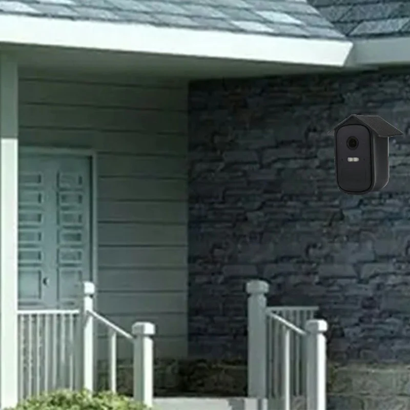 Silicone Protective Case for Eufy Security eufyCam 2C Weatherproof Shockproof Anti-Dust Smart Security Camera Protective Cover - Black