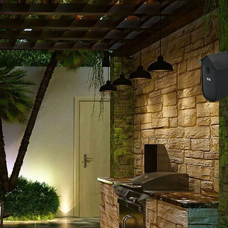 Silicone Protective Case for Eufy Security eufyCam 2C Weatherproof Shockproof Anti-Dust Smart Security Camera Protective Cover - Black