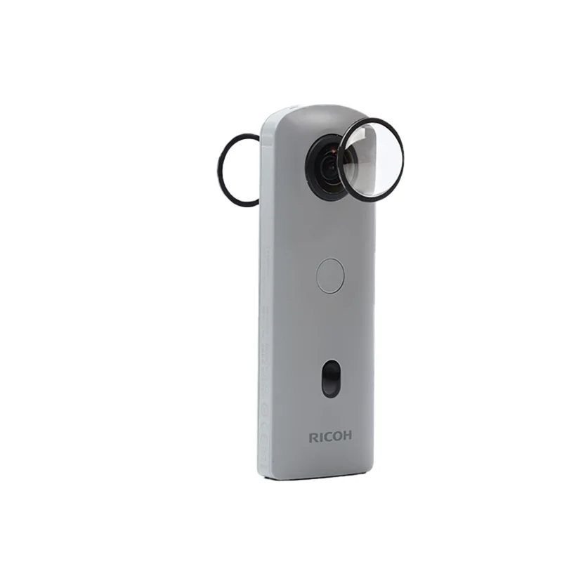 واقي عدسة لجهاز RICOH THETA SC2/S/V، فيلم مقاوم للماء، واقي عدسة كاميرا بانورامية مطلي