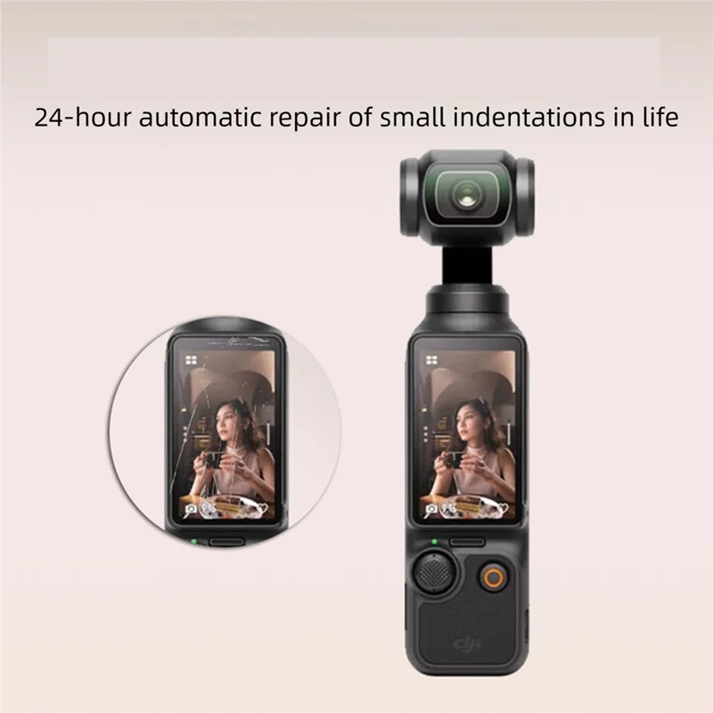 5 Sets For DJI Osmo Pocket 4 Hydrogel Film High Definition Soft PET Screen Protector Camera Screen + Lens Film - Transparent