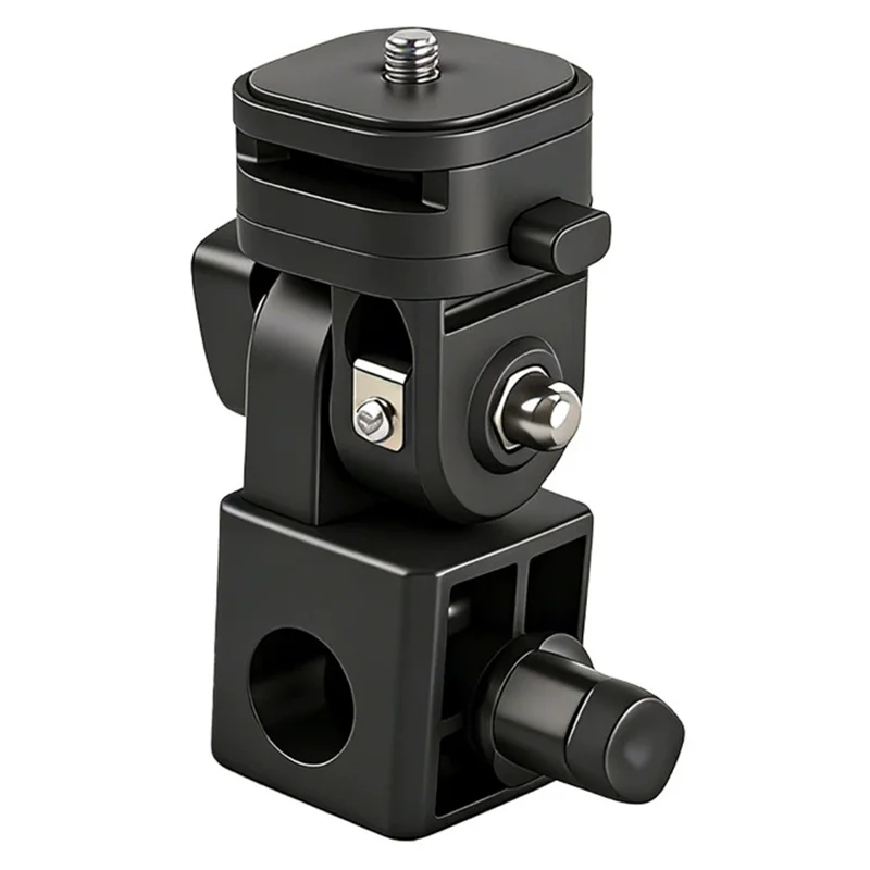 Y079 180 Degree Rotating Light Stand Adapter Bracket 1 / 4 Screw Cold Shoe Quick Release Mount for Camera Phone Fill Light