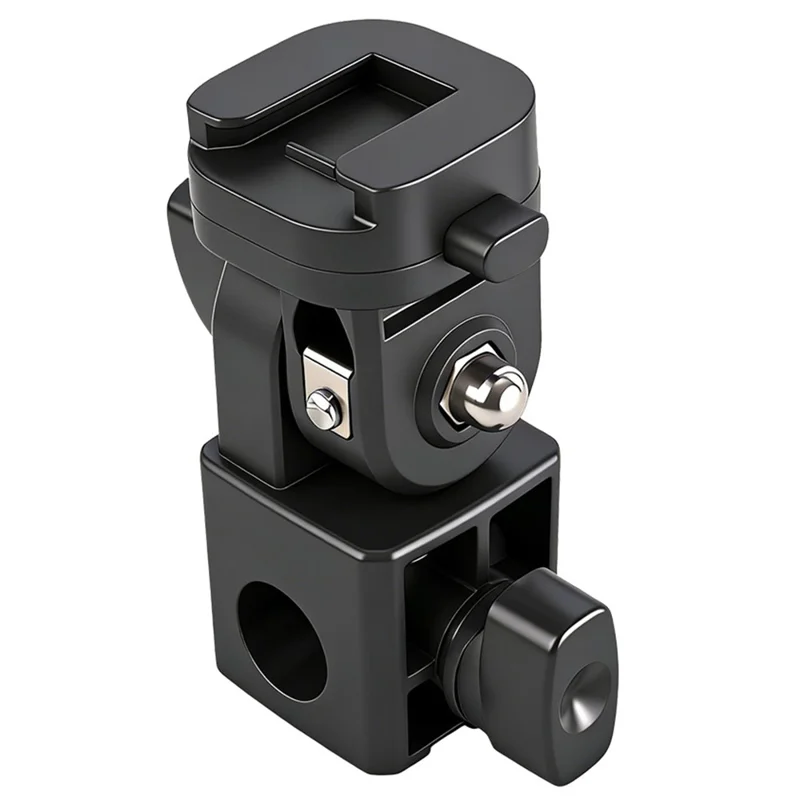 Y079 180 Degree Rotating Light Stand Adapter Bracket 1 / 4 Screw Cold Shoe Quick Release Mount for Camera Phone Fill Light