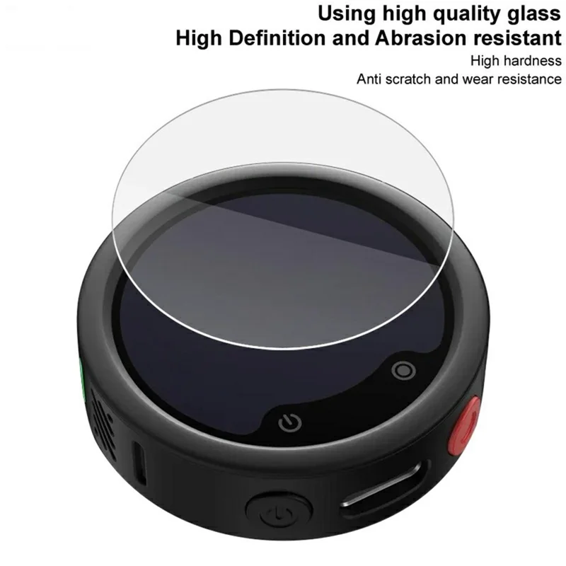 IMAK pour Insta360 Mic Pro Protecteur d'écran HD Anti-rayures Film en Verre Trempé