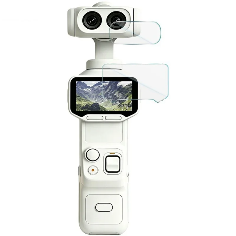 IMAK Per Insta360 Luna Ultra Protezione in Vetro Temperato per Schermo + Kit di Protezione per Obiettivo