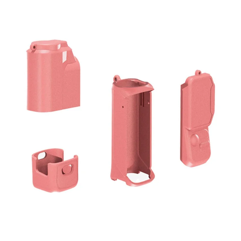 For Insta360 Luna Ultra Shockproof Silicone Camera Case Anti-Scratch Protective Cover - Pink