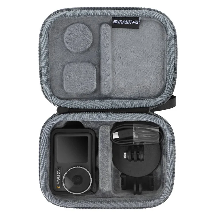 SUNNYLIFE OA3-B510 Standard Combo Bag für DJI Osmo Action 3 Kratzfeste Tragetasche Verschleißfest Stoßfest mit Riemen / Schnalle