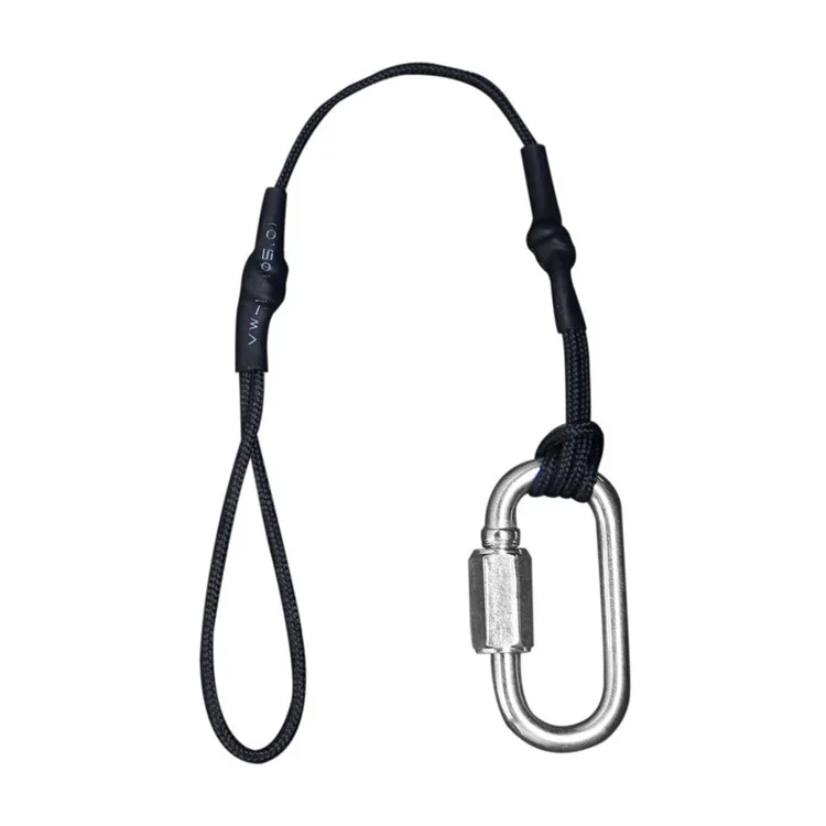 SLR Camera Carrying Strap Anti-Lost Drop Protection Safety Hanging Rope with Aluminum Alloy Buckle Hook
