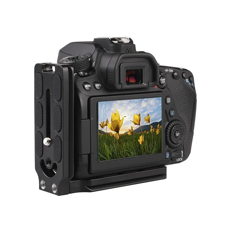 L-shape Bracket for CamFi Quick Release Plate Cold Shoe Connection Vertical Plate Compatible with Tripod Camera Accessories