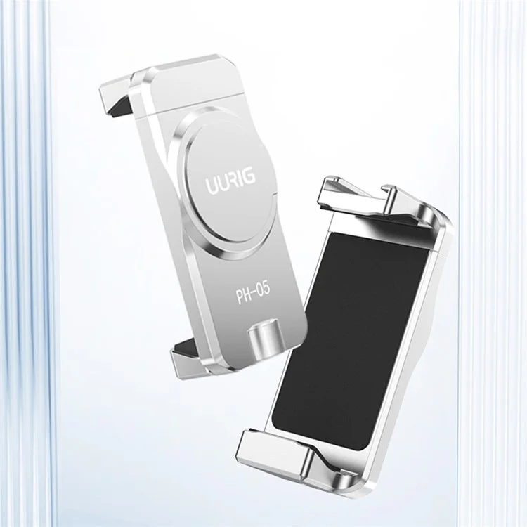 UURIG PH-05 Для DJI OM6 / 5 / 4 / 4SE Gimbal Держатель Телефона Алюминиевый Сплав Magnetic Clip с 1 / 4, Порты Холодной Обуви