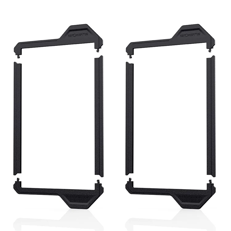 K&F CONCEPT KF31.039 2PCS Nano-X Pro 100x150mm Cadre de filtre carré de protection pour accessoires d'objectif de caméra