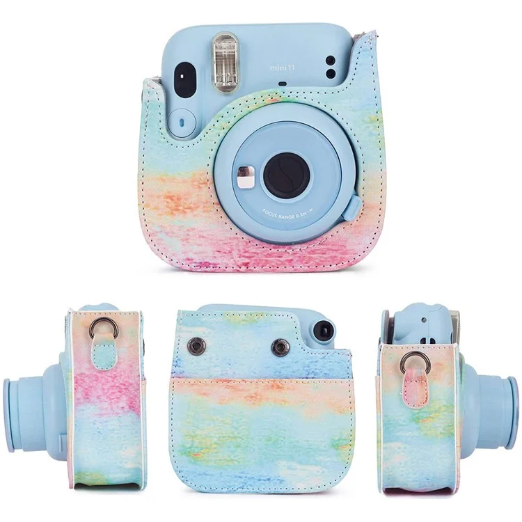 12-in-1 Instant Camera Accessories Kit for Fujifilm Instax Mini 11, Includes Bag, Album and Other Items for Collecting / Displaying Photos - Oil Paint