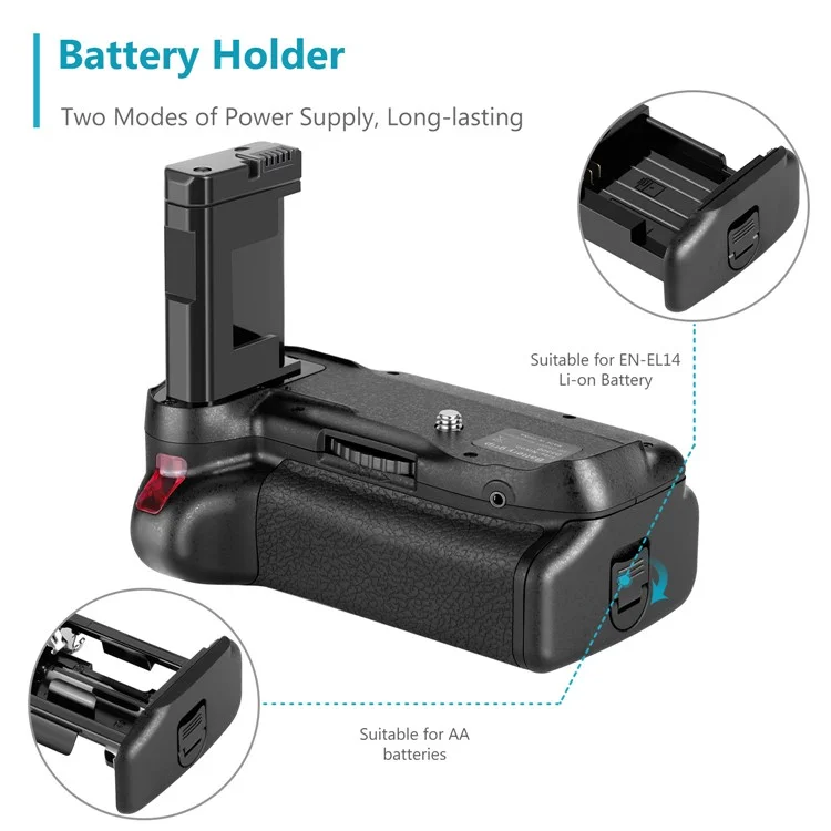 Neewer Vertikaler Aufnahmekamera Batterie -griff Ersatz Für Nikon D5500 D5600