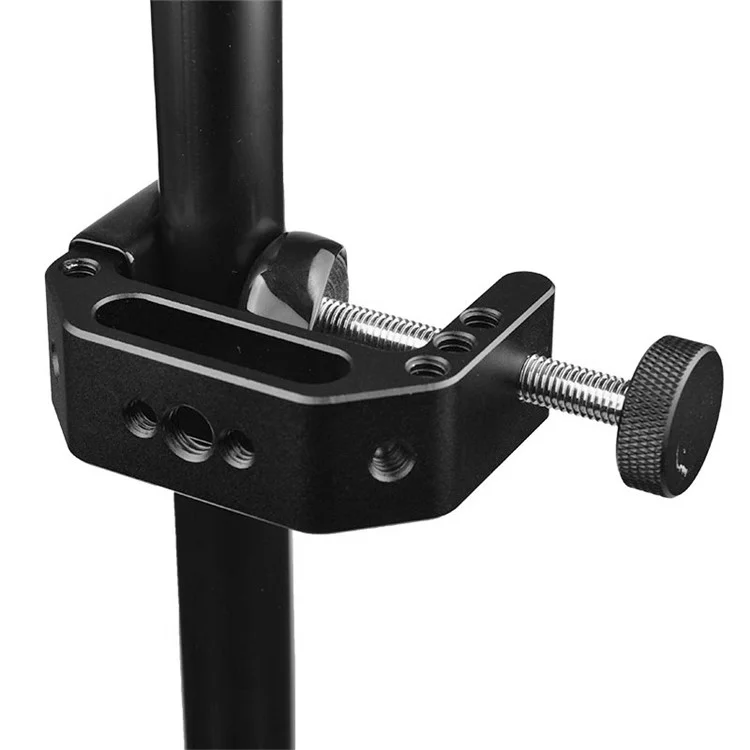 G-25 Universal G-Clamp 1 / 4'' and 3 / 8'' Thread Hole Quick Release Desktop Mount Holder Clip for Photo Photography