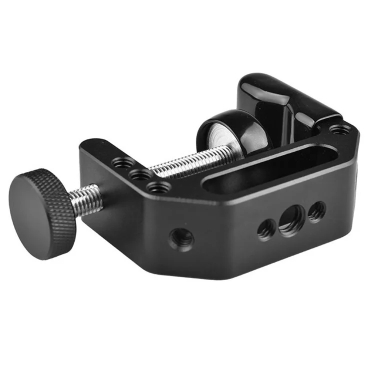 G-25 Universal G-Clamp 1 / 4'' and 3 / 8'' Thread Hole Quick Release Desktop Mount Holder Clip for Photo Photography