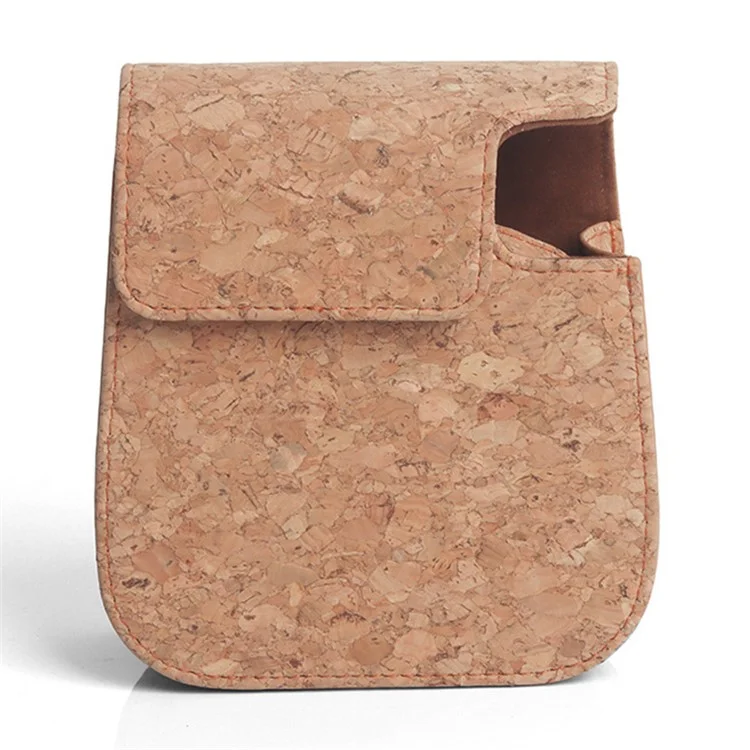 Para Fujifilm Instax Mini 11 Camera Storage Bag Cork Carrying Case Protection Sleeve Shoulder Bag