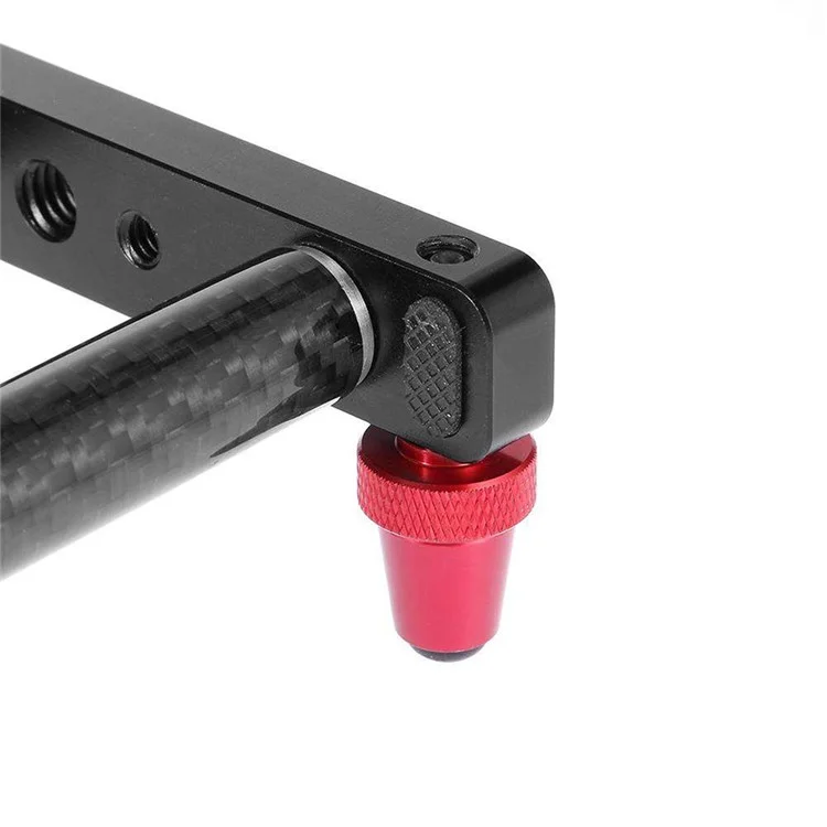 40-CF-SL Dolly Camera Slider 40cm Carbon Fiber Camera Track Stabilizer Rail for DSLR, Mobile Phone, with Bag