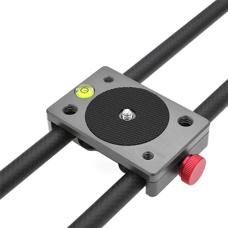 40-CF-SL Dolly Camera Slider 40cm Carbon Fiber Camera Track Stabilizer Rail for DSLR, Mobile Phone, with Bag