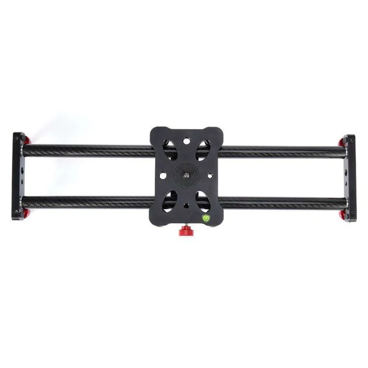 40-CF-SL Dolly Camera Slider 40cm Carbon Fiber Camera Track Stabilizer Rail for DSLR, Mobile Phone, with Bag