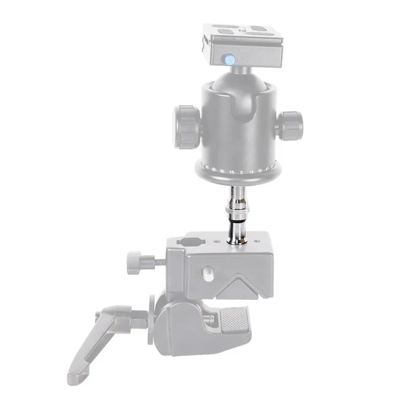 F023 Flash Camera Mount Converter 1 / 4" to 3 / 8" Fill Light Mount Adapter Long Iron Screw