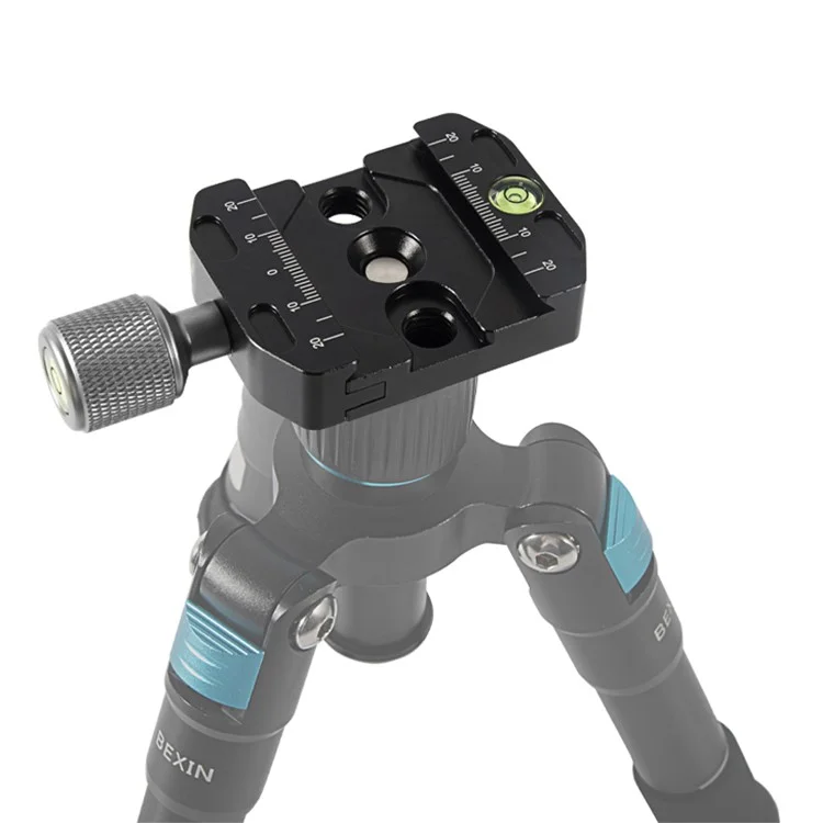 BEXIN QR-50N Kamera-Stativ Quick Release Plate Base Aluminium Legierung SLR Kamera-Stativ Mount Adapter