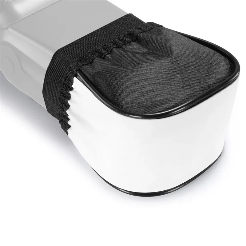 K009 Universal Camera SoftBox Diffuser Soft Flash Light Diffuser Cap Compatible with Canon, Nikon, Sony and More - Red