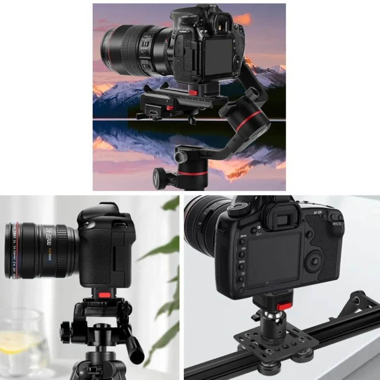 Z049 Tragbares Mini-Schnellwechselplatte für Digitale SLR-Kamera-Stativ Monopod