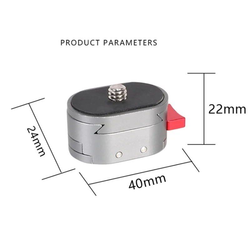 Z049 لوحة تحرير سريع محمولة صغيرة للكاميرا الرقمية أحادية العدسة وحامل ثلاثي القوائم وحامل وحيد القائم